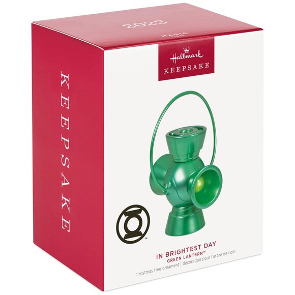 New! Green Lantern DC Comics Hallmark Keepsake Christmas Ornament 2023 + Light! - Picture 1 of 5